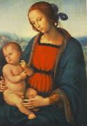 PERUGINO, Pietro Madonna with Child af oil on canvas